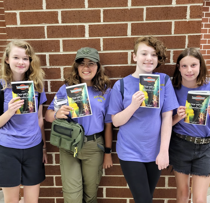Aerial view of scout lake